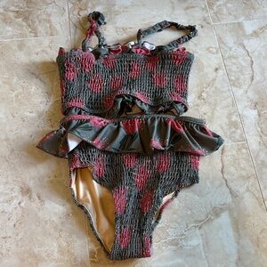 Kalokini girls ohia smocked bikini Hawaii